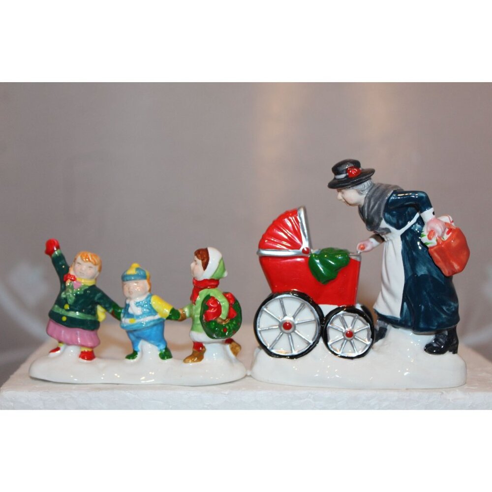 Dept 56  Snow Village - Nanny and the Preschoolers